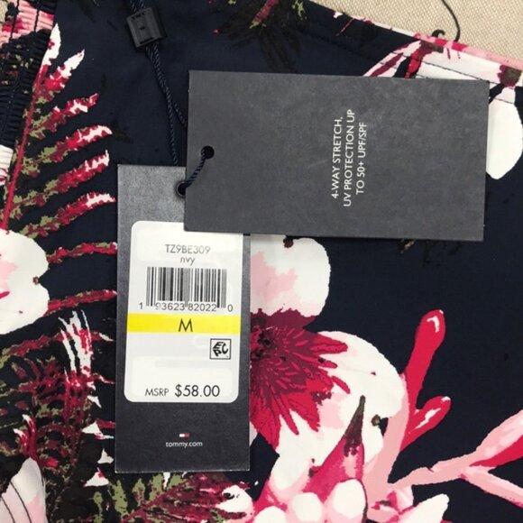 Tommy Hilfiger Tropical Orchid Azalea Swim Bottom - Picture 9 of 9